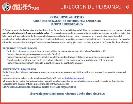Concurso Coordinador ELAB